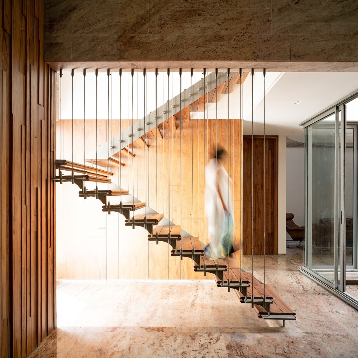 Staircase of Residence 145 by Charged Voids