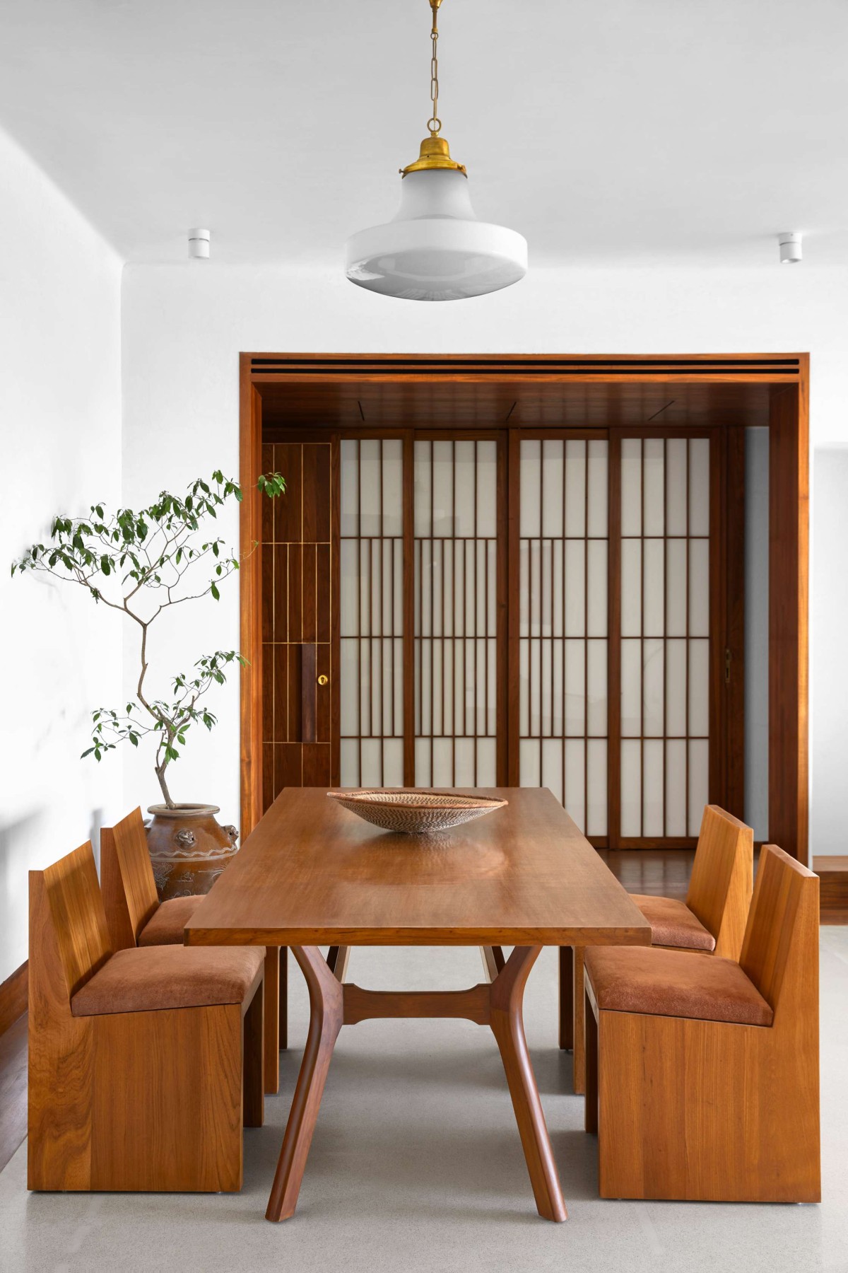 Dining of The Zen Apartment by Atelier Varun Goyal