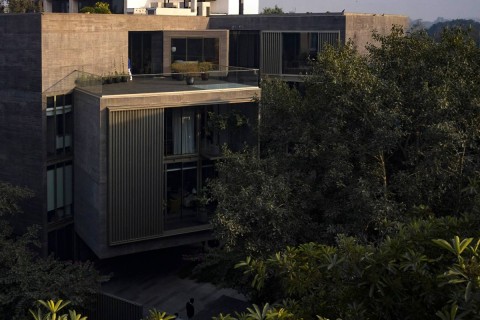 The Three Mashrabiyas House by Matra Architects and Rurban Planners