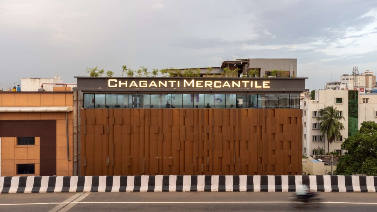 Exterior view of Chaganti Mercantile by Dimensions