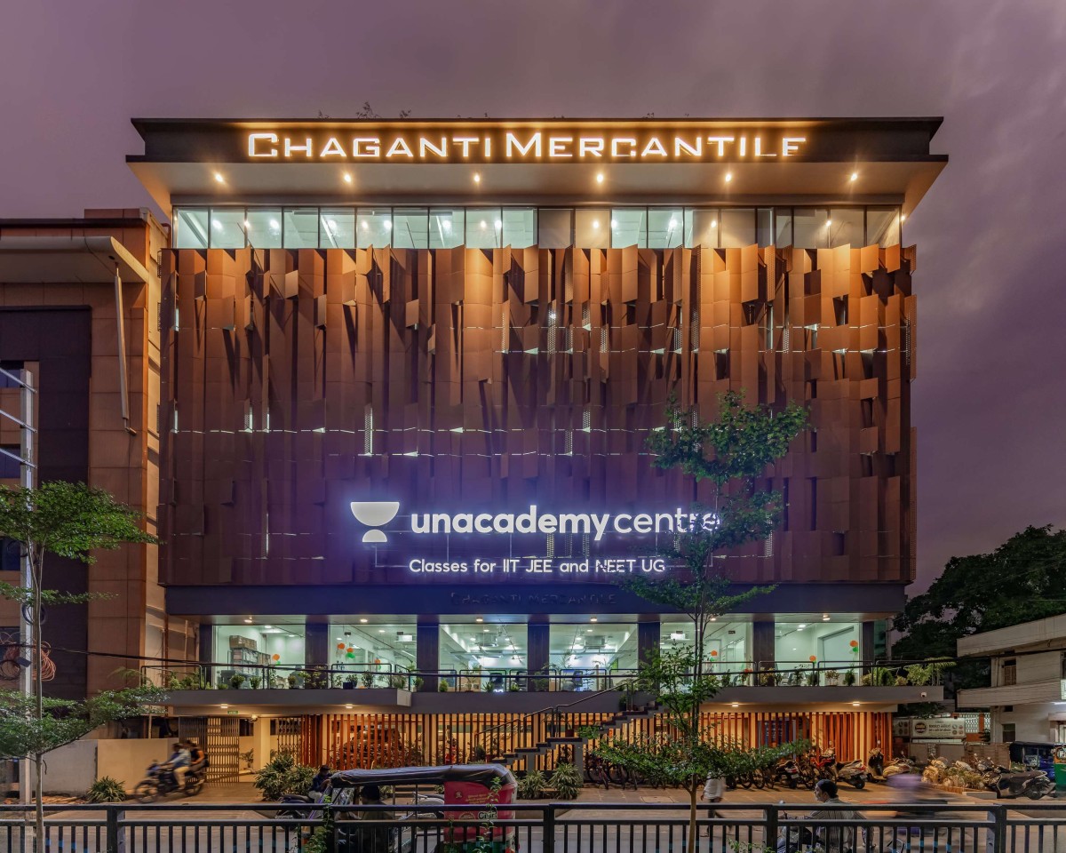 Exterior view of Chaganti Mercantile by Dimensions