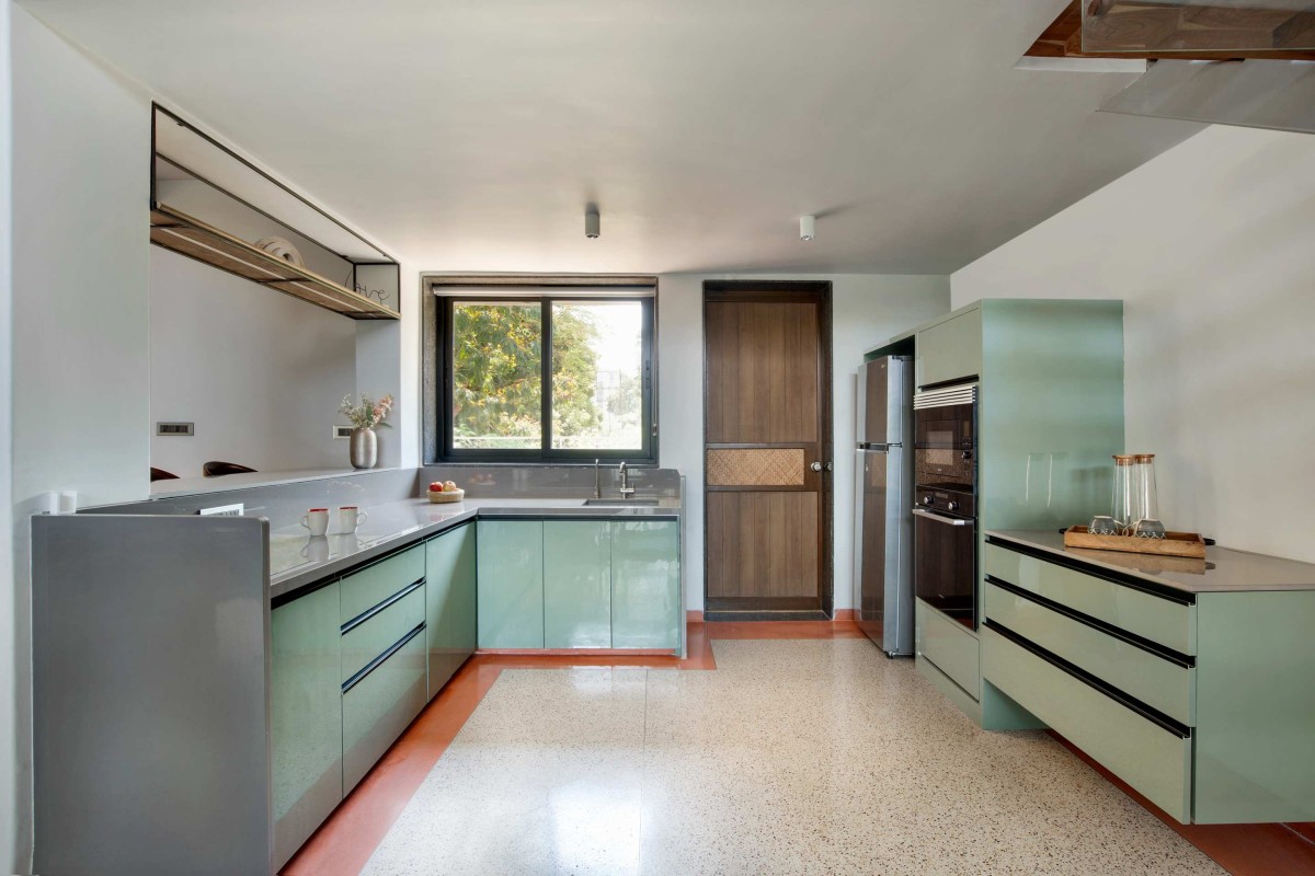 Kitchen of The Chevron House by Dotknot Design Studio