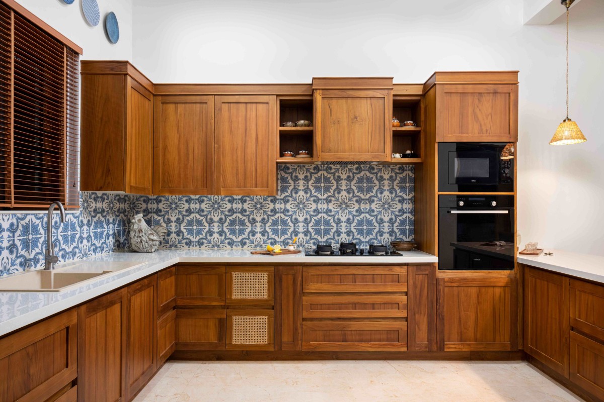 Kitchen of Anu Joseph Residence by Temple Town