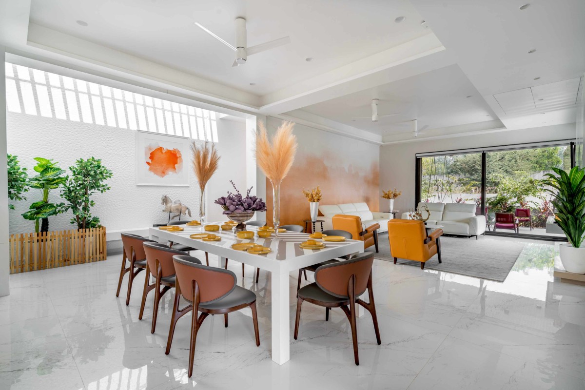 Dining room of Anand by Ace Associates