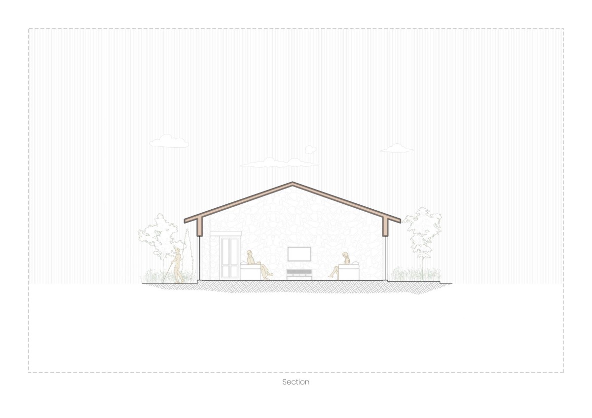 Section 2 of House & The Horizon by Aadishya Design Workshop