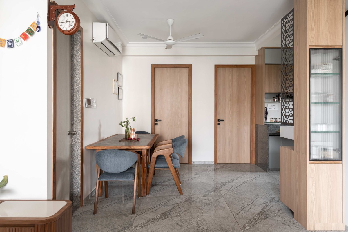 Dining area of E 702 by JAN Design Studio