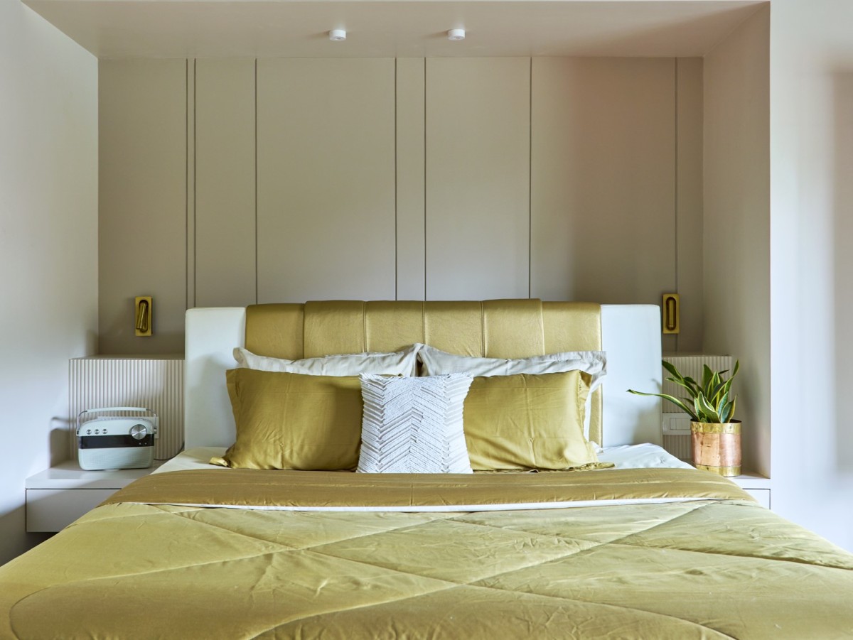 Master bedroom of House Of Multitudes by Space Karma Design Studio