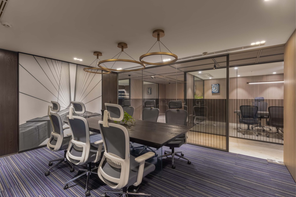 Meeting Room of BAFNA Office by B.Design 24 Studio