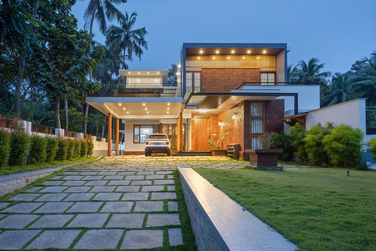 Exterior view of The Frangipani House by Designature Architects