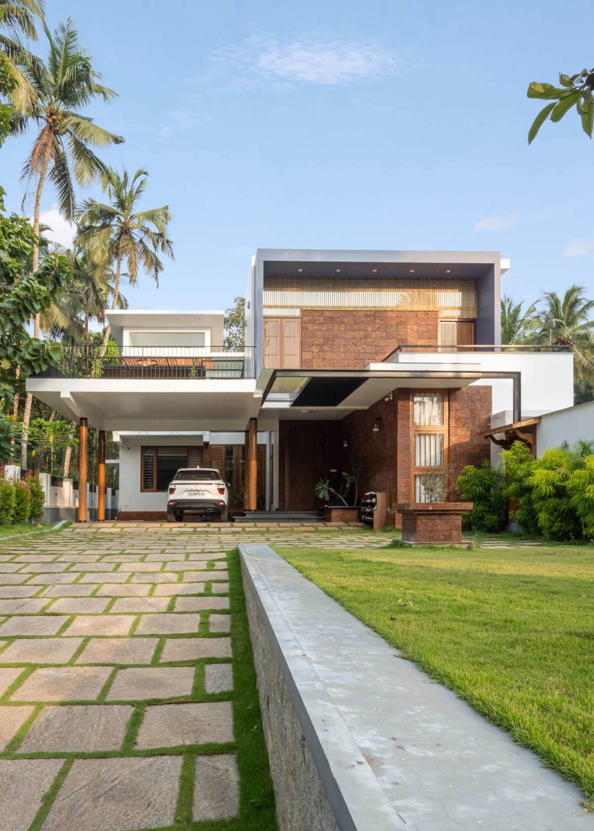 Exterior view of The Frangipani House by Designature Architects