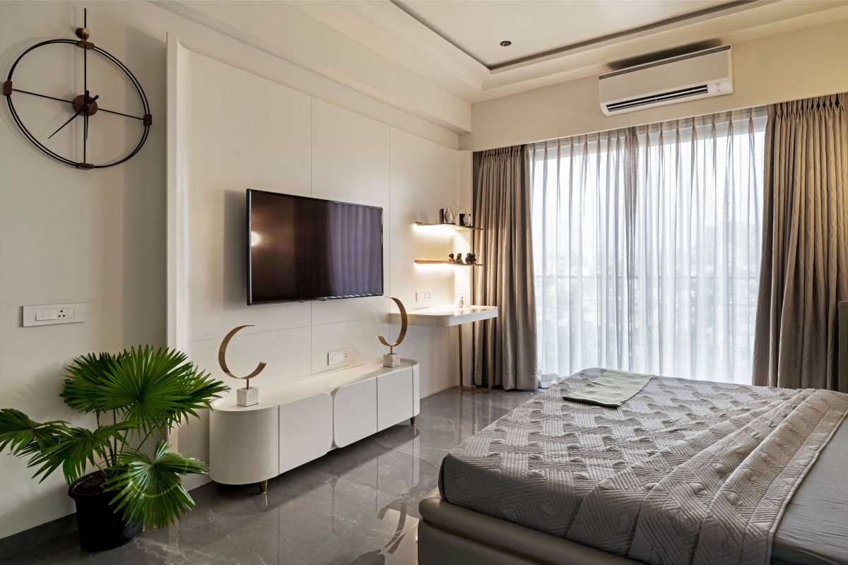 Bedroom 4 of Aagam (Grandezza - A wing) by Obaku Design