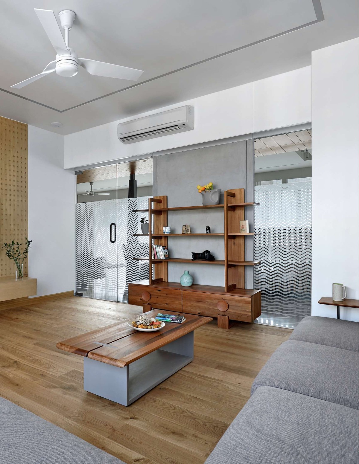 TV room of Mansukh Rojiwadia’s Penthouse by Dipen Gada & Associates
