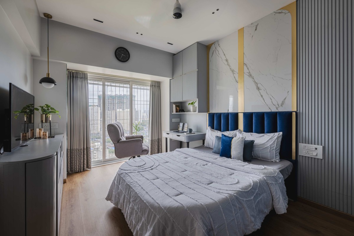 Master Bedroom 2 of Modern Neo-Classical Abode by Terraform Architects