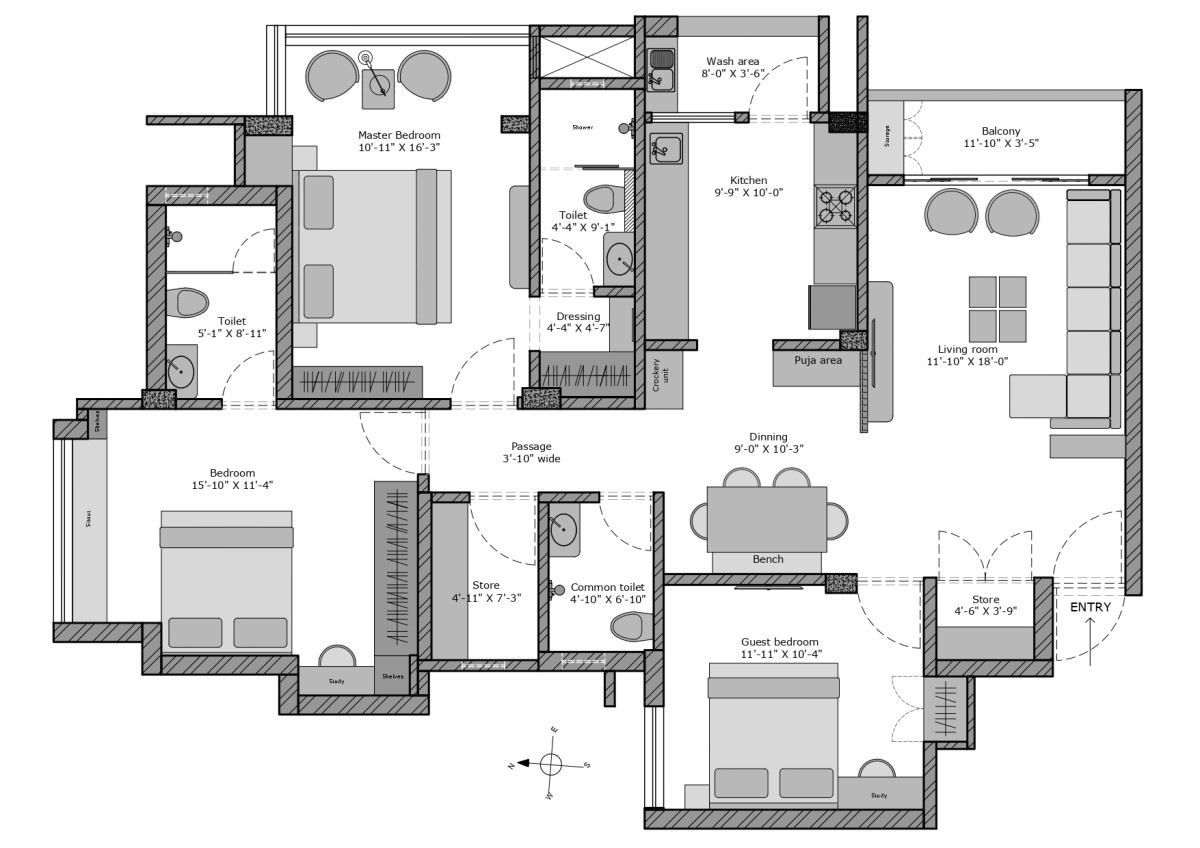 Plan of Neer by Ideogram Design Studio