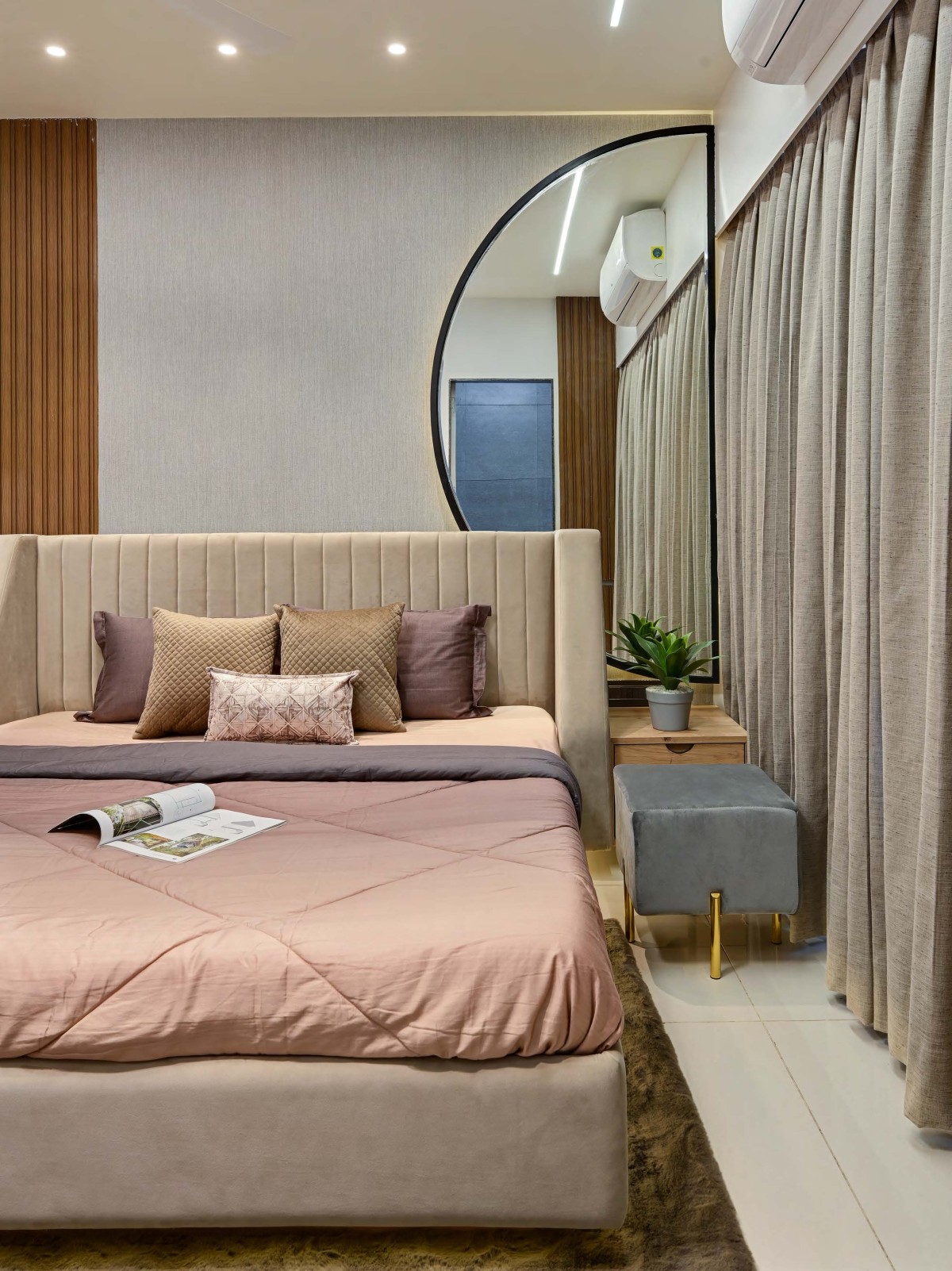 Master Bedroom of Abode 502 by UrbanNest Design Studio