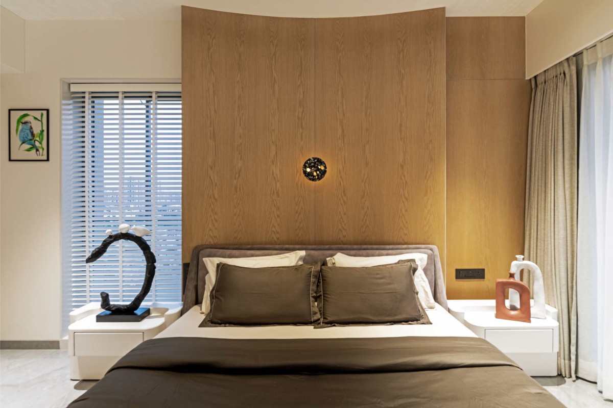Bedroom 3 of Aangan (Grandezza - C wing) by Obaku Design