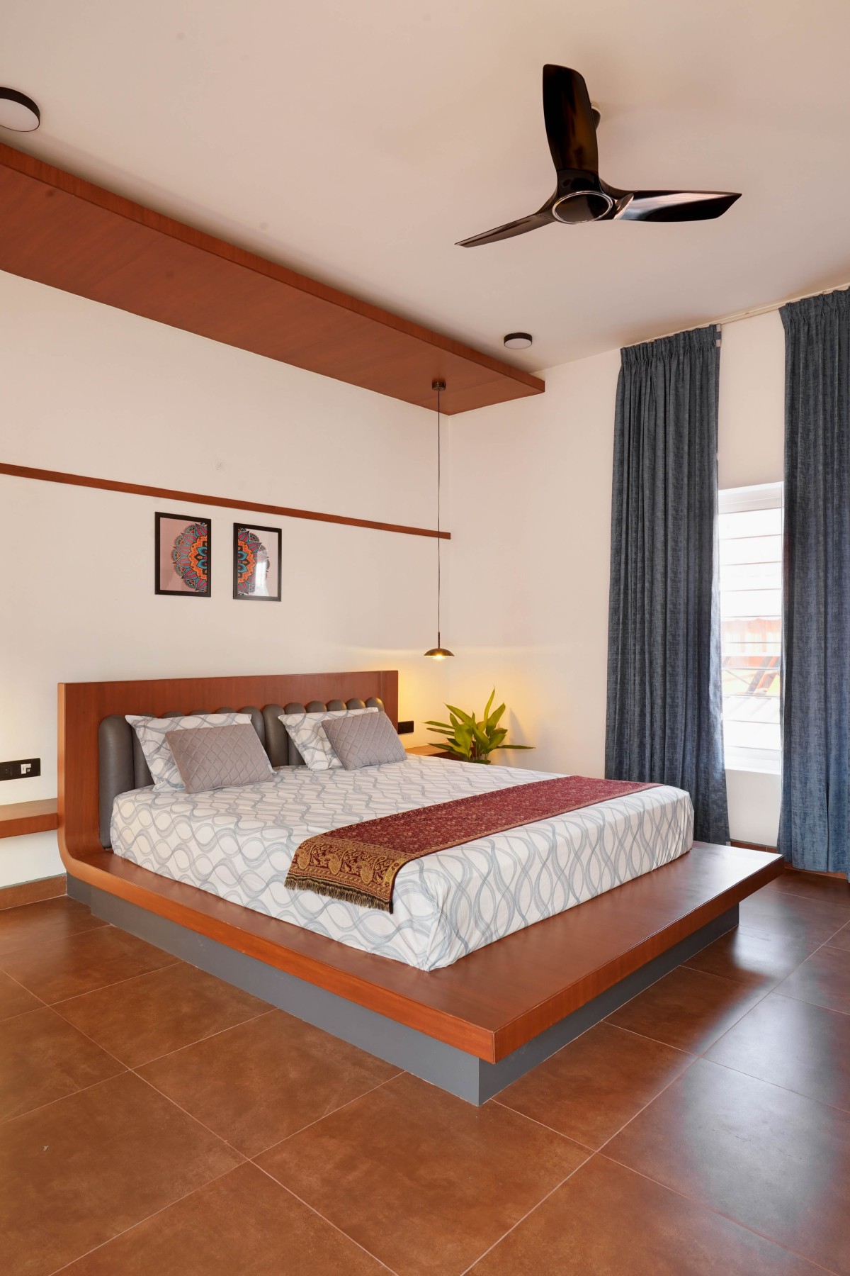 Bedroom 2 of Athulyam by Outlined Architects