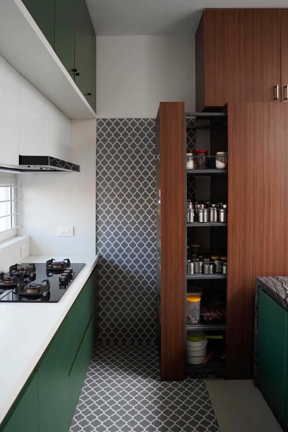 Kitchen of Athulyam by Outlined Architects