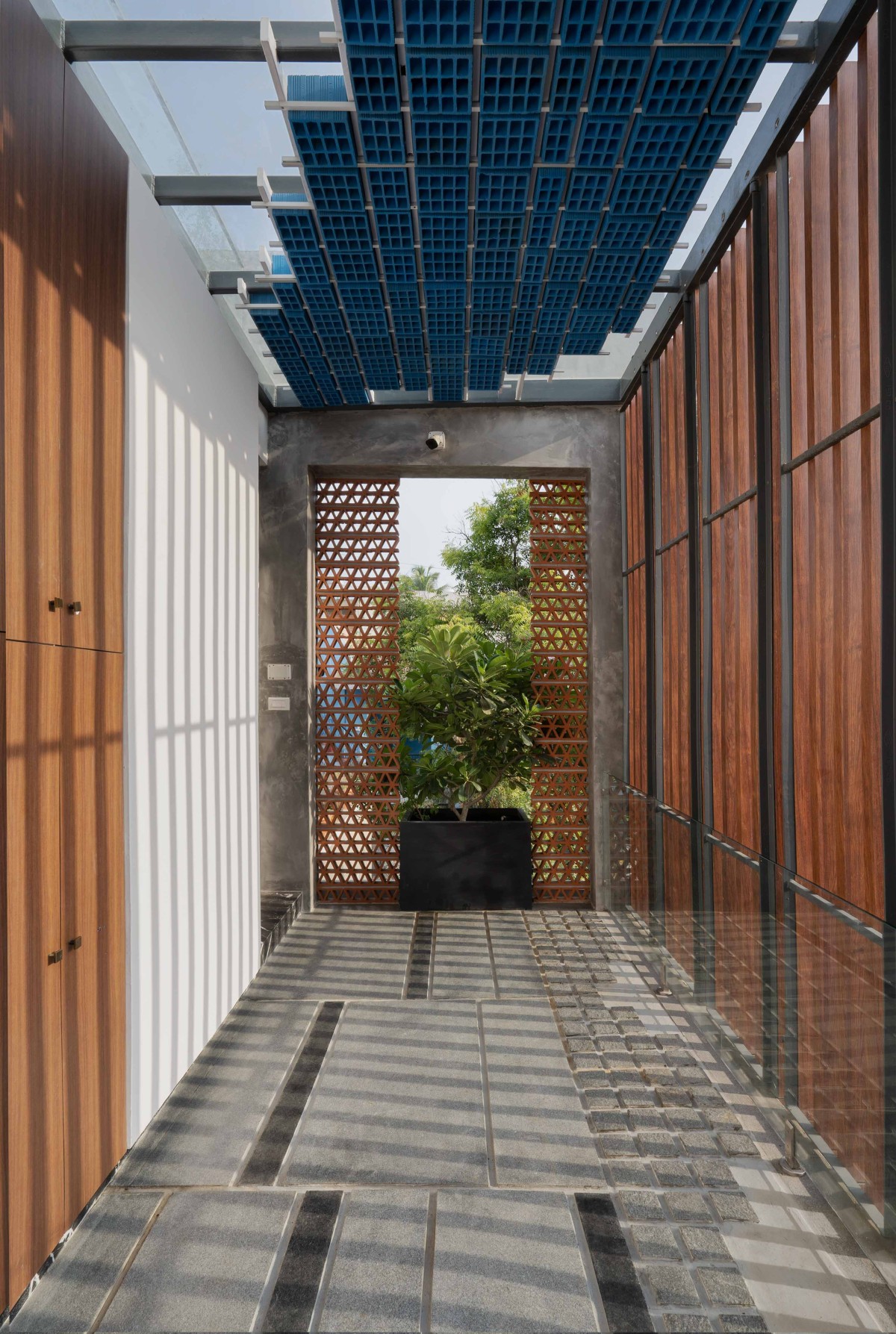 Lobby of Athulyam by Outlined Architects