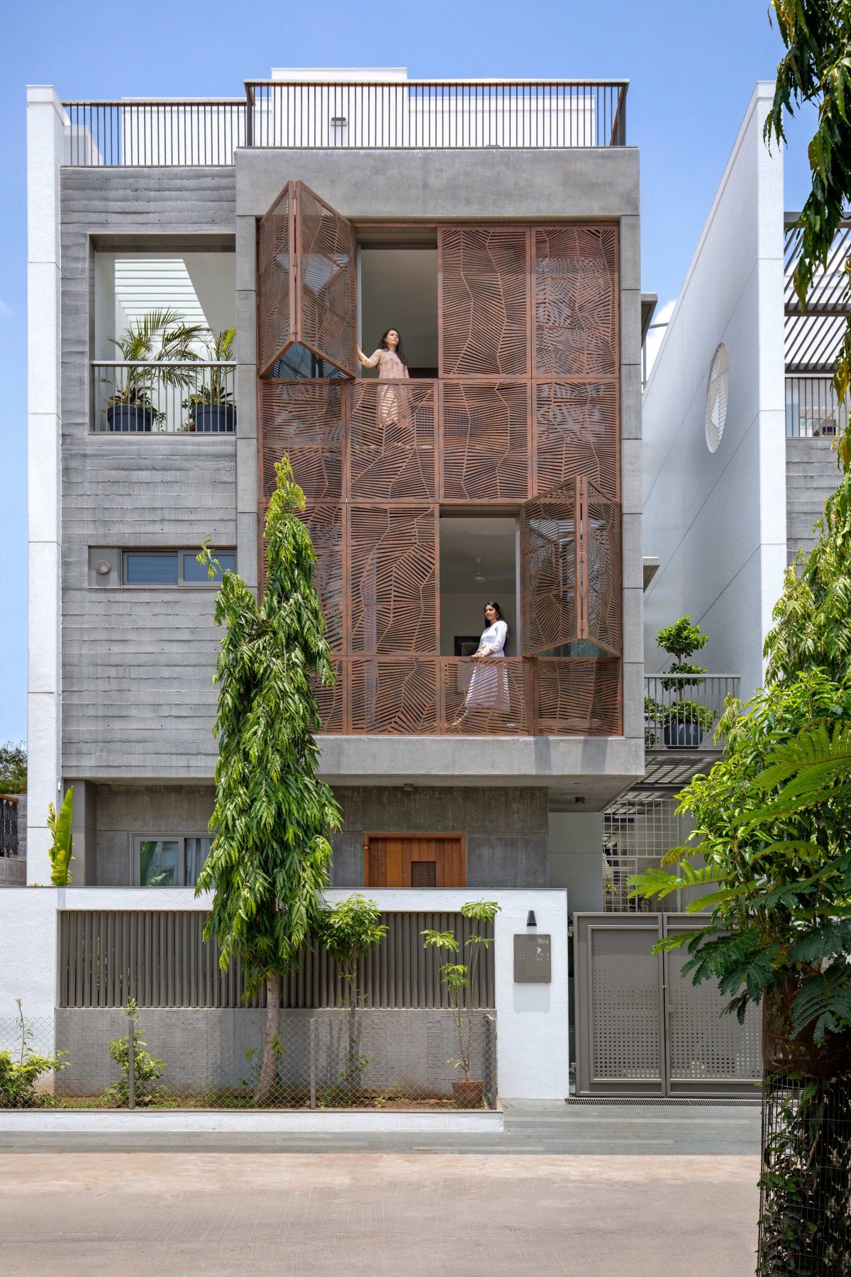 Elevation of Sangam by Dipen Gada & Associates