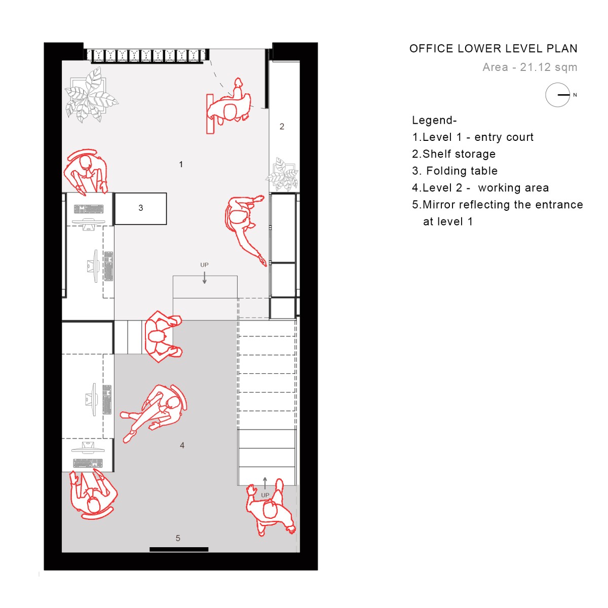 Plan 1 of Studio Creative Ant by Studio Creative Ant