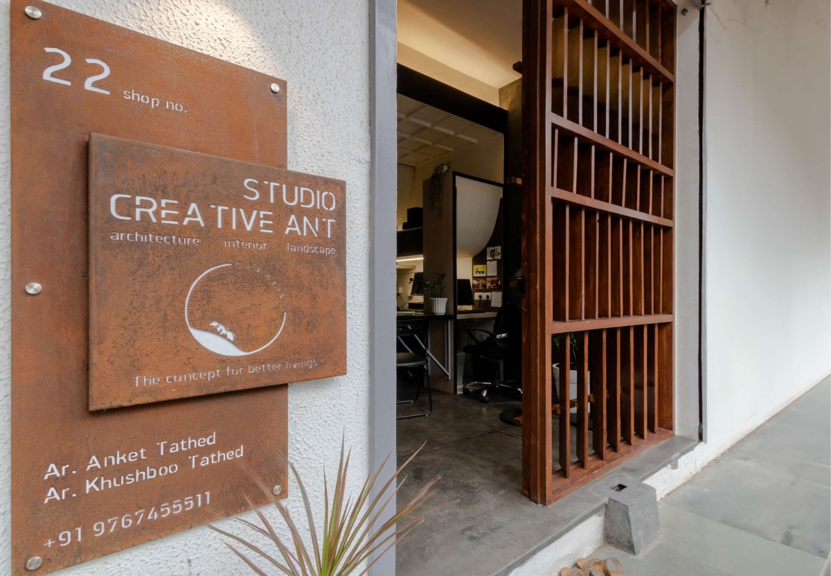 Entrance of Studio Creative Ant by Studio Creative Ant