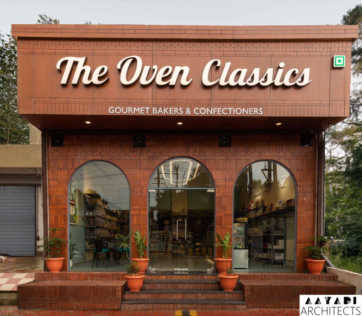 Exterior view of The Oven Classics by Aayadi Architects