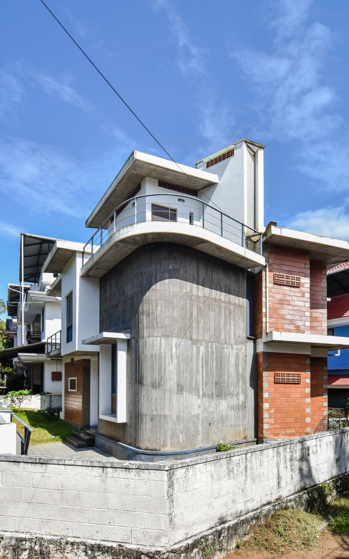 Exterior view of Rejesh Residence by DD Architects