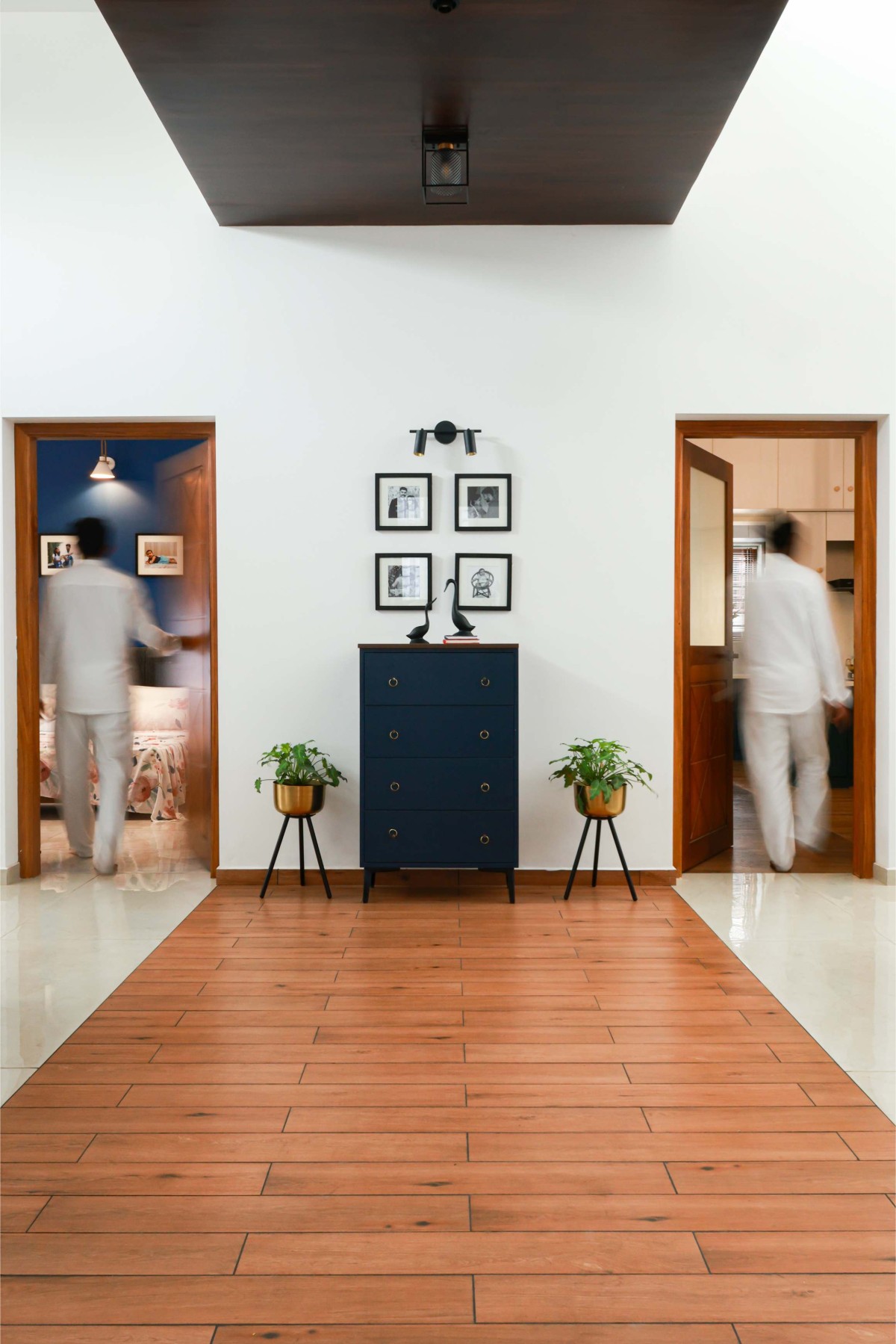 Lobby to Kitchen and Bedroom of 9.16 North by Tropical Narratives