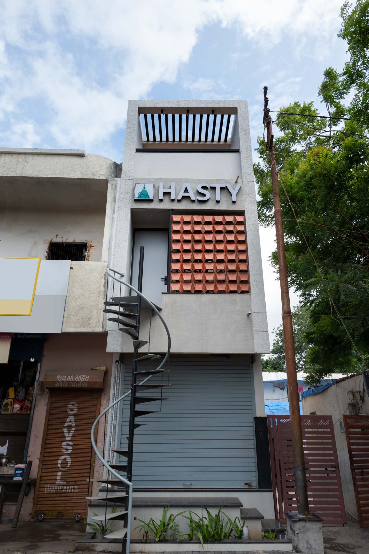 Exterior view of Hasty by Chaukhat Design Studio