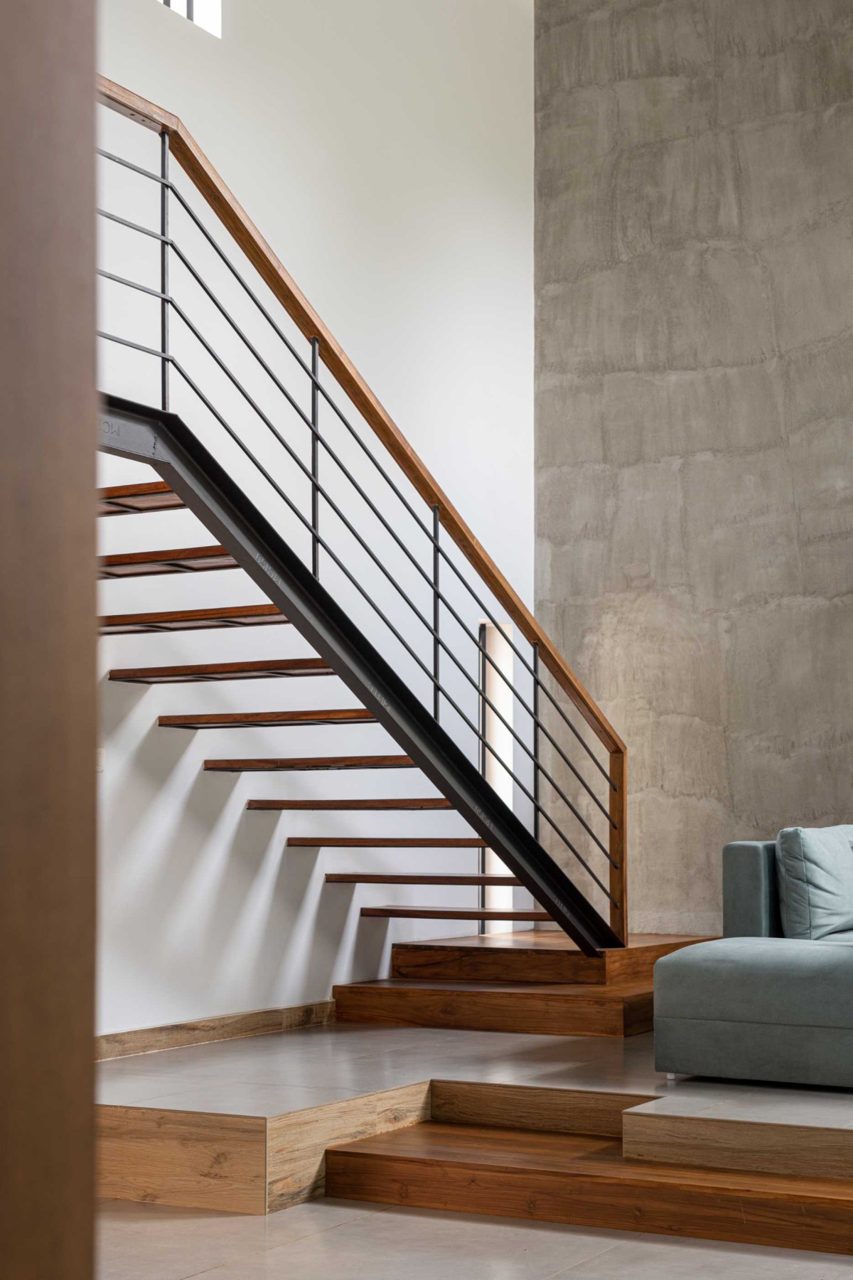 Staircase of Cent Home by FiF Studio