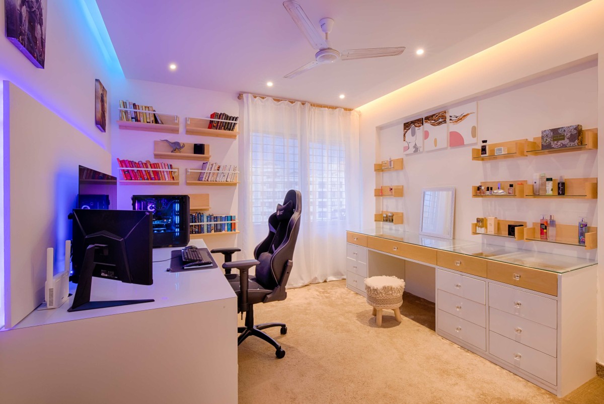 Gaming and Makeup space of Tranquil Abode by Urban Hive