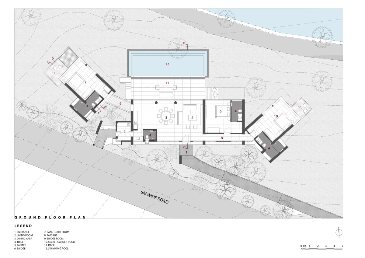 Ground Floor Plan of Lakeshore by Atelier Landschaft