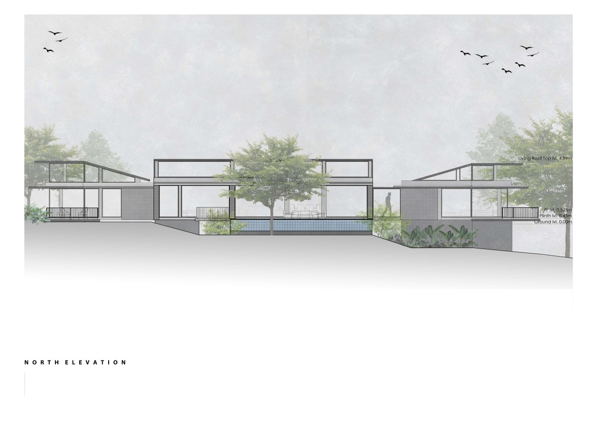 North Elevation of Lakeshore by Atelier Landschaft