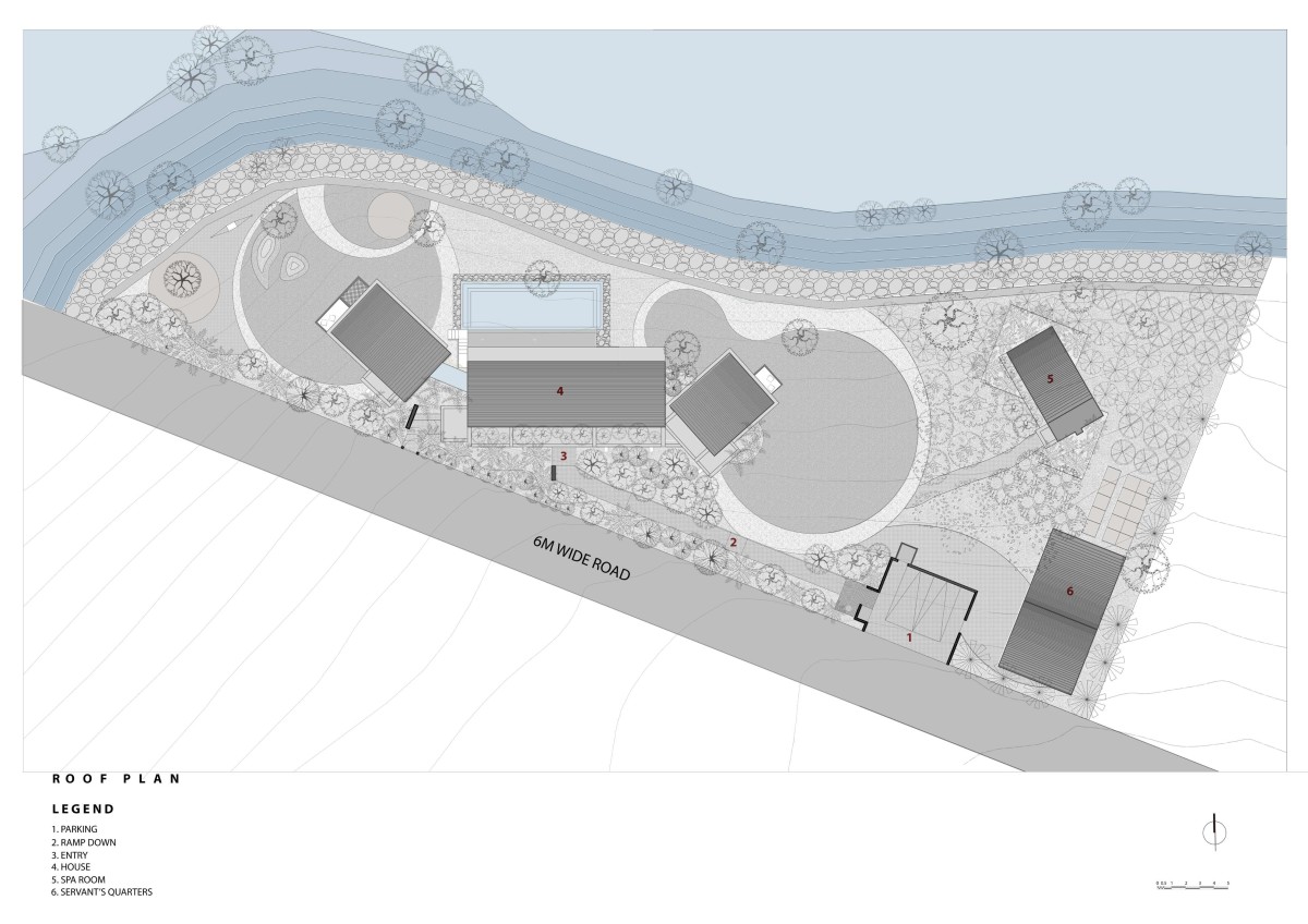 Roof Plan of Lakeshore by Atelier Landschaft