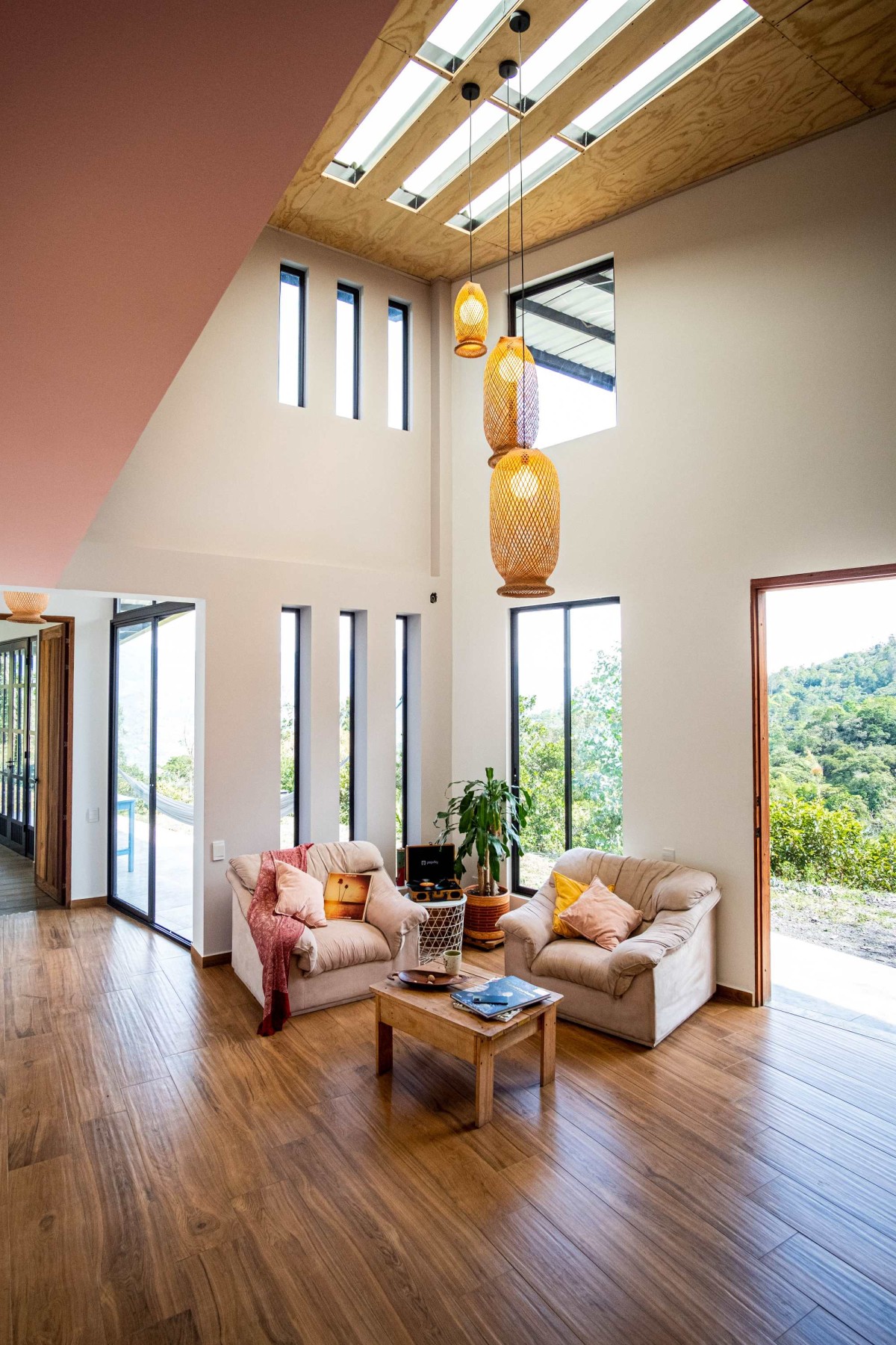 Living room of Casa Kambu by Equals To design lab