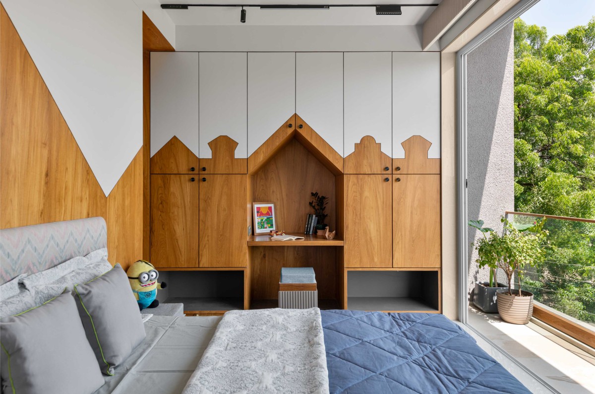 Children's Bedroom of The House With No Walls by The Design Alley