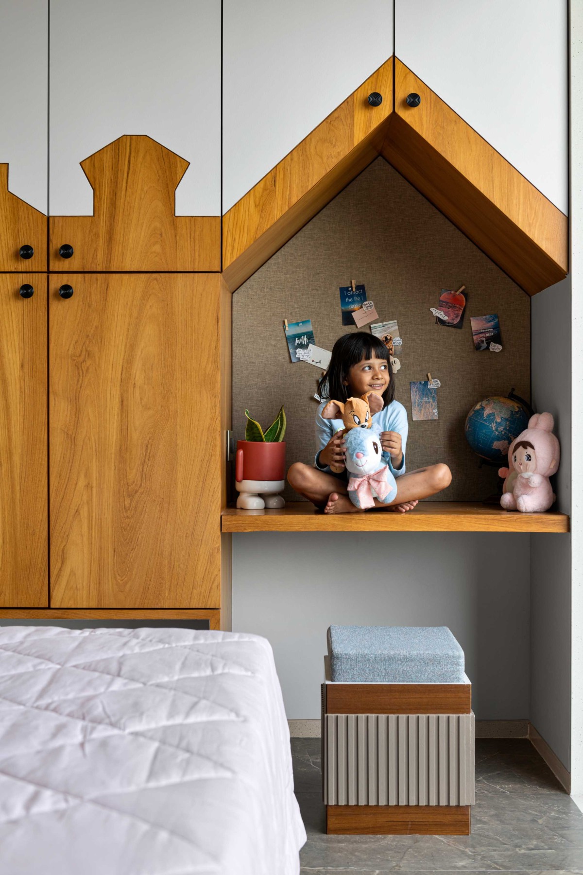 Children's Bedroom of The House With No Walls by The Design Alley