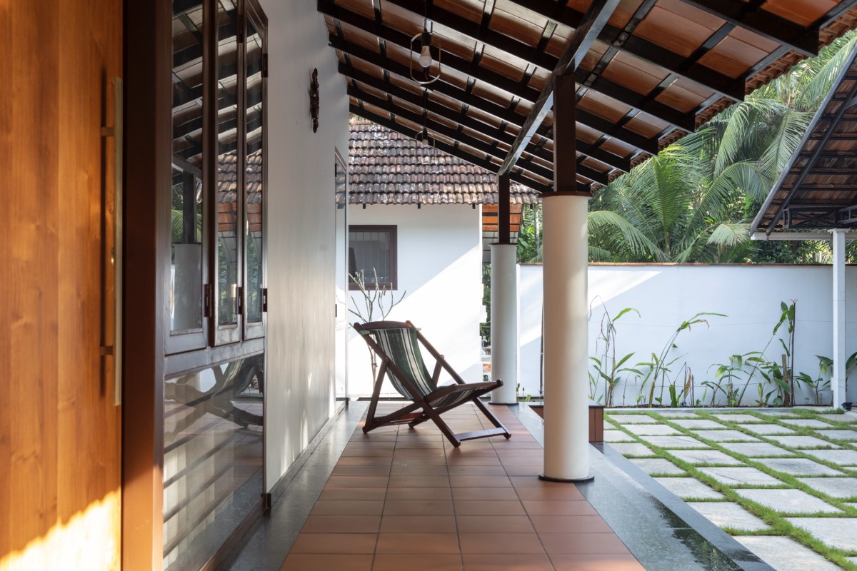 Exterior lobby of Bodhi Graha by Casa Design Studio