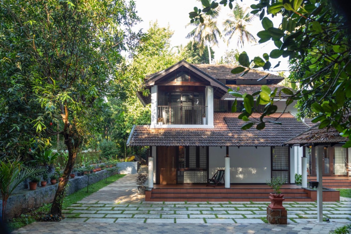 Exterior view of Bodhi Graha by Casa Design Studio