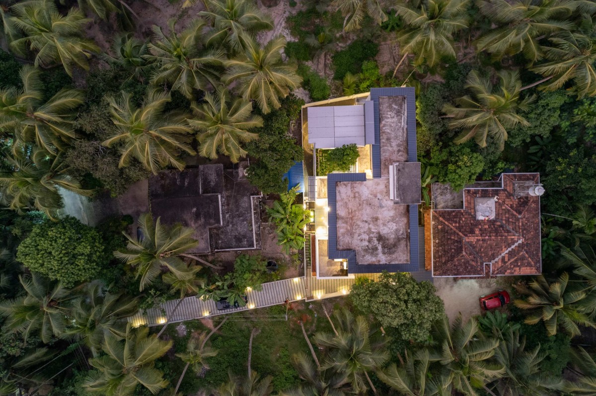 Top view of The Pravasi Home by Studio Vista Architects