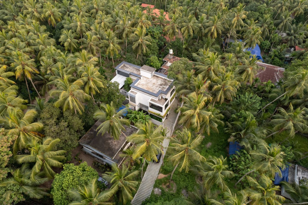 Bird eye view of The Pravasi Home by Studio Vista Architects