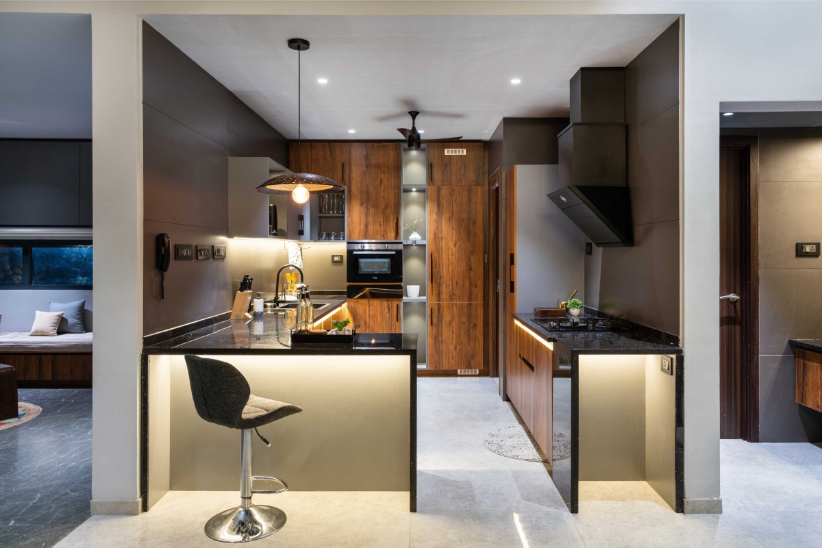 Kitchen of Viswam Residence by N&RD