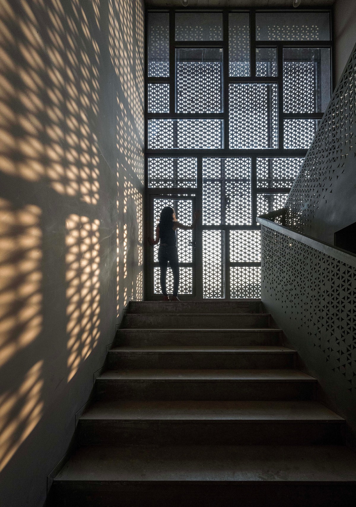 Staircase of Zen Spaces by Sanjay Puri Architects