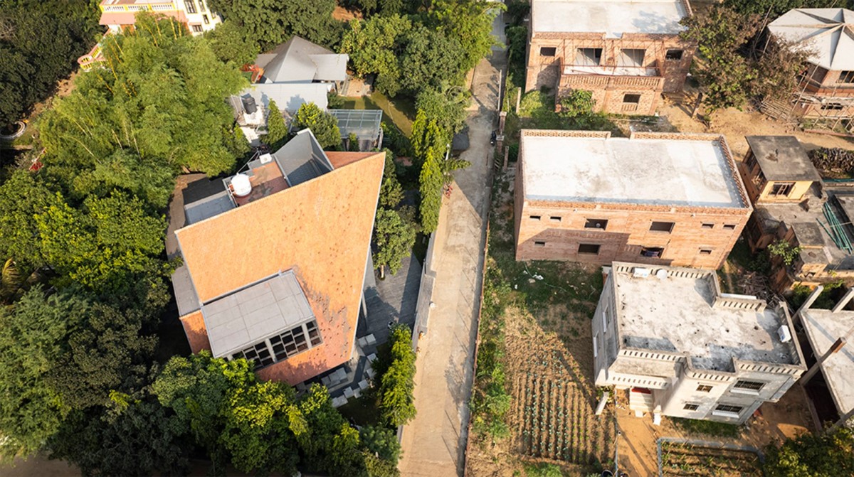 Bird eye view of Arthshila – A Cultural Adaptation Re-using Private Infrastructure by Abin Design Studio