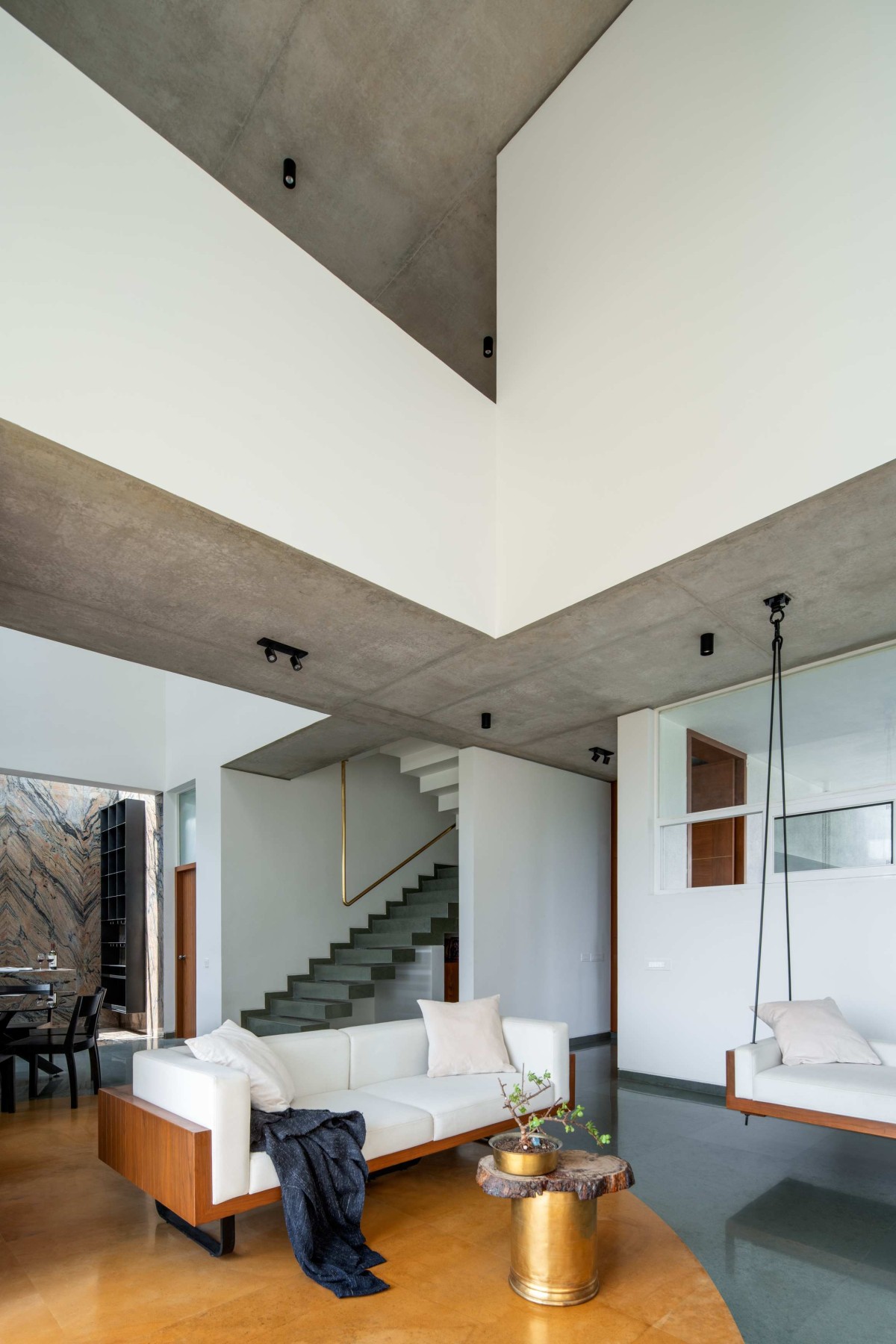 Living room of Joshi House by Anahata Architects