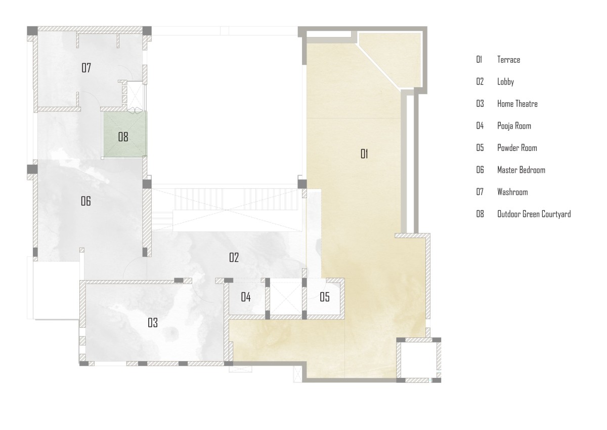 Second Floor Plan of CuE-1/6 by PORTAL 92