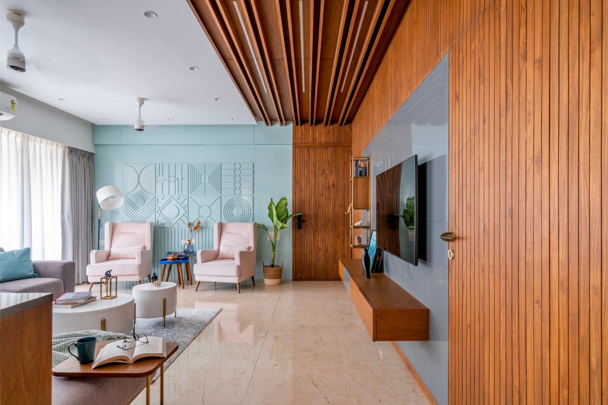Living room of Apartment 801 by Neev Design Studio