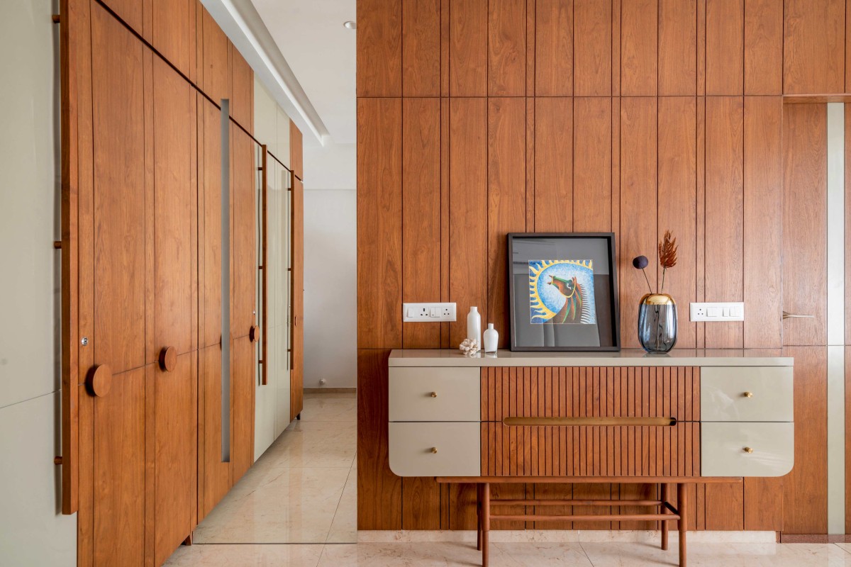 Master Bedroom of Apartment 801 by Neev Design Studio
