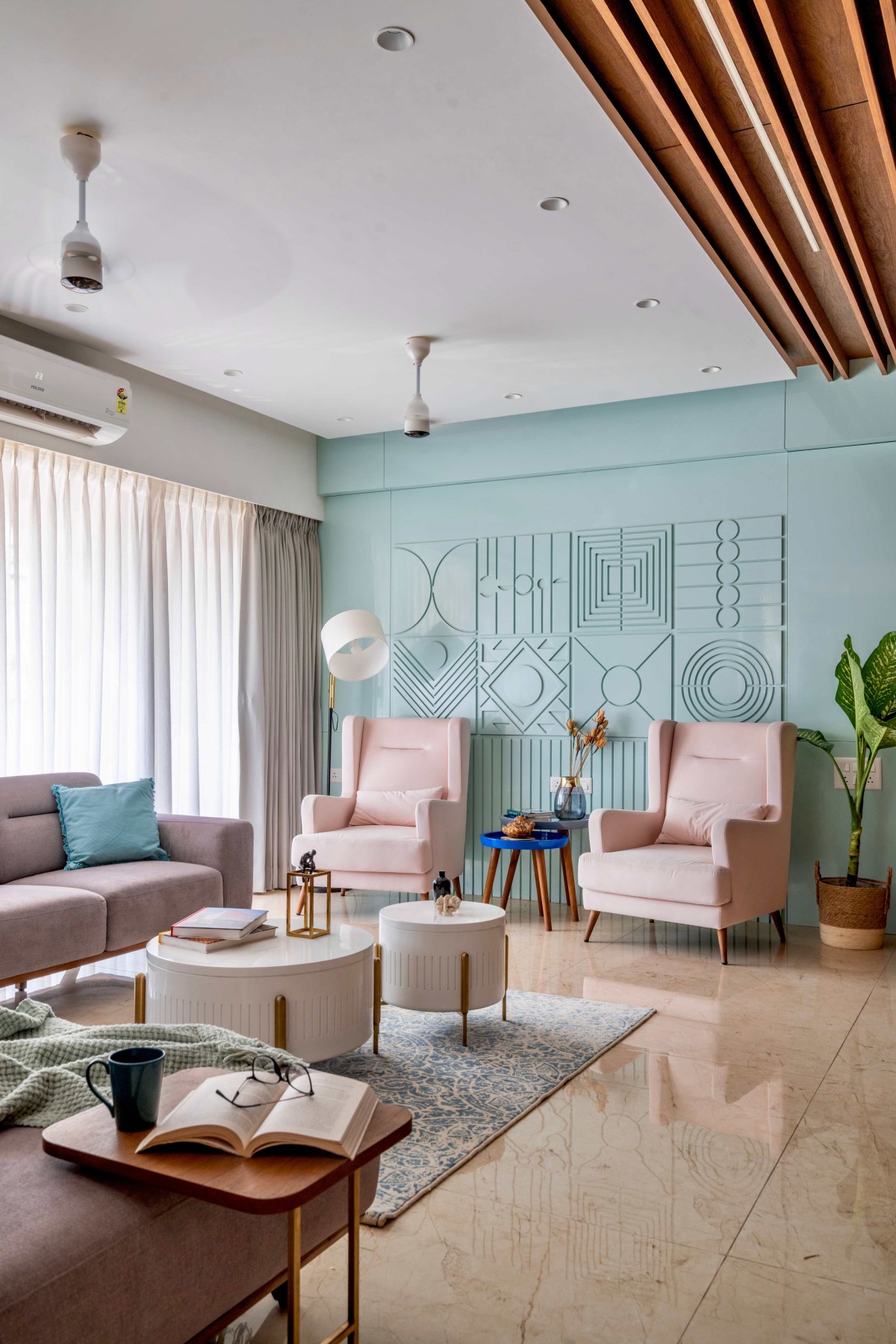 Living room of Apartment 801 by Neev Design Studio